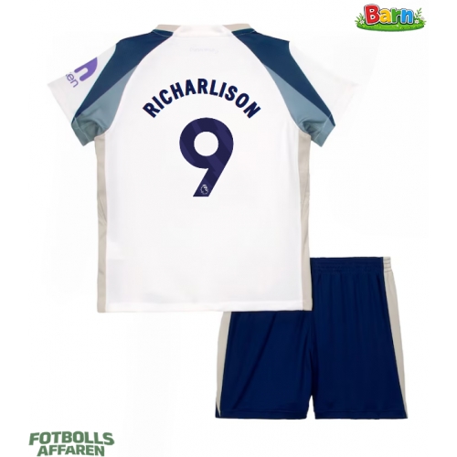 Tottenham Hotspur Richarlison #9 Hemmaställ Barn 2025-26 Kortärmad (+ Korta byxor)